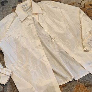 Celine Ivory Collared Shirt